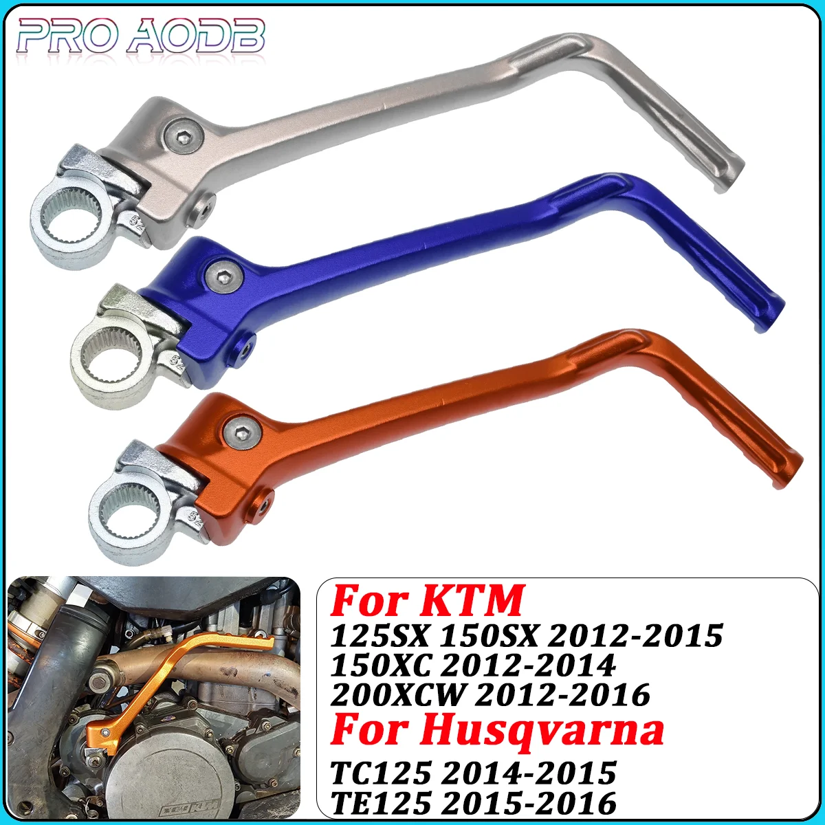 

CNC Forged Kick Start Starter Lever Pedal For Husqvarn TE TC For KTM SX XC XCW 125 150 200 2012-2016 Motorcycle Universal Parts