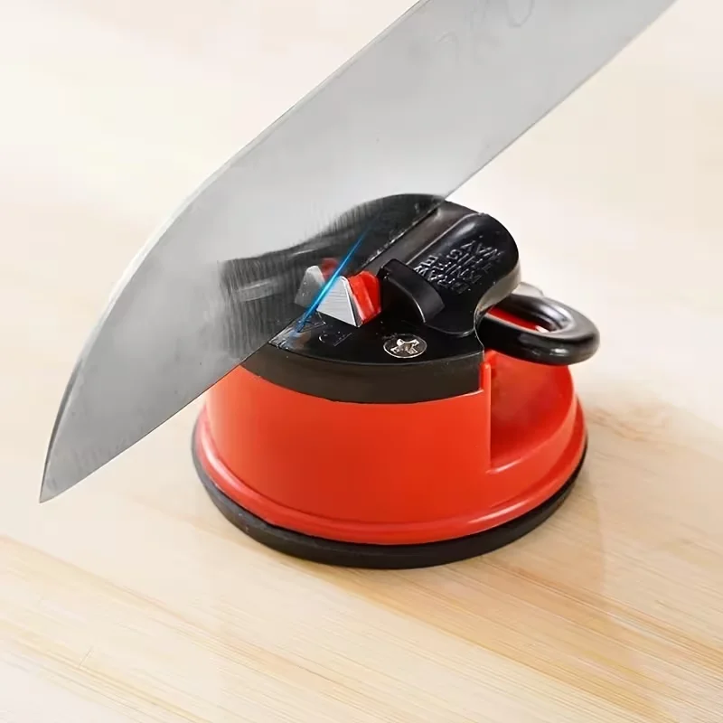 1PCS Knife Sharpener Kitchen Multifunctional Handheld Fast Sharpening Stone Three-Stage Cutting Knife Kitchen Supplies