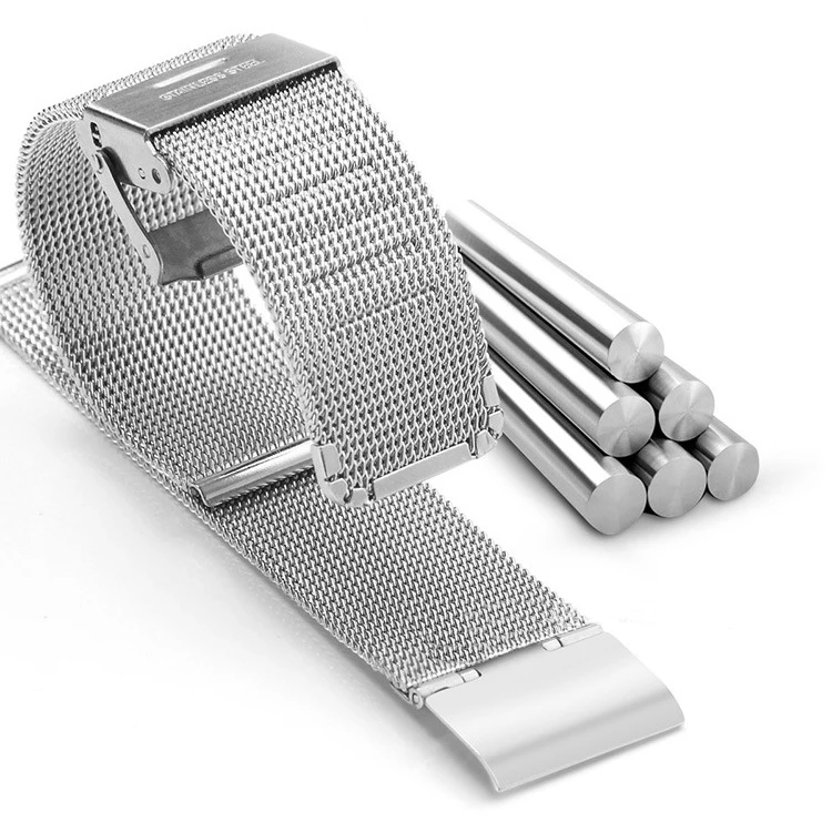 Ultra Slim Stainless Steel Mesh Strap Milanese Watch Band 12mm 14mm 16mm 18mm 20mm 22mm Quick Release Replace Bracelet Watchband