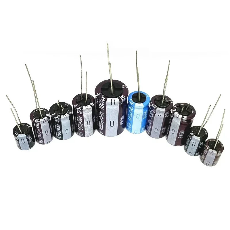 Nichicon High Quality Electrolytic capacitor 6.3V 10V 16V 25V 35V 50V 2.2/4.7/10/22/33/47/100/220/330/470/1000/2200/3300/4700uF