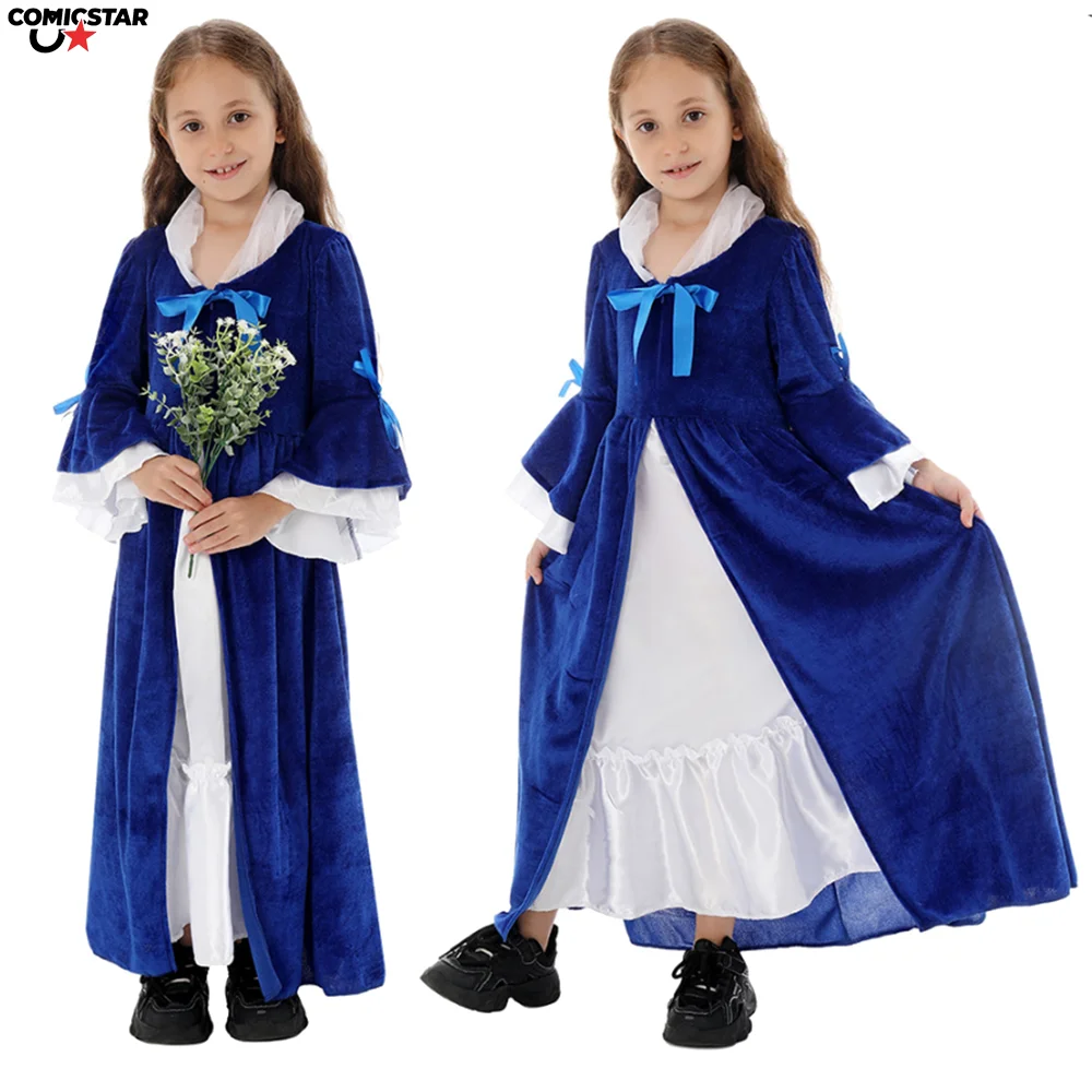 Fantasia Medieval Vintage chica Cosplay ropa Vintage escenario Disfraz disfraz vestido Halloween carnaval fiesta