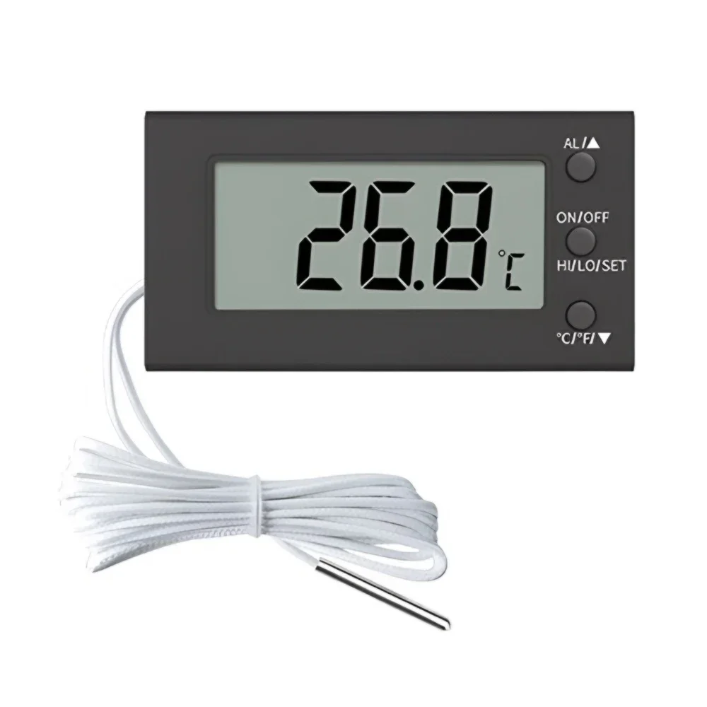 Oven Temperature Resistant Thermometer with Probe Temperature Range-50 C 300 C Embedded Electronic Digital Display