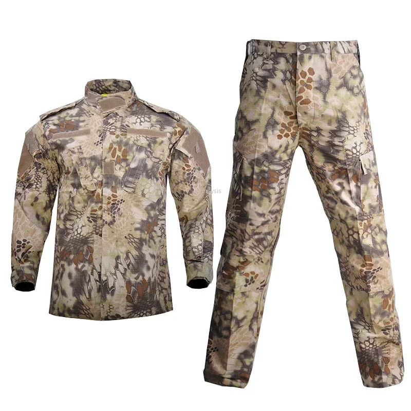 Conjunto táctico woodland militar camisa y pantalón de combate - imagen 3