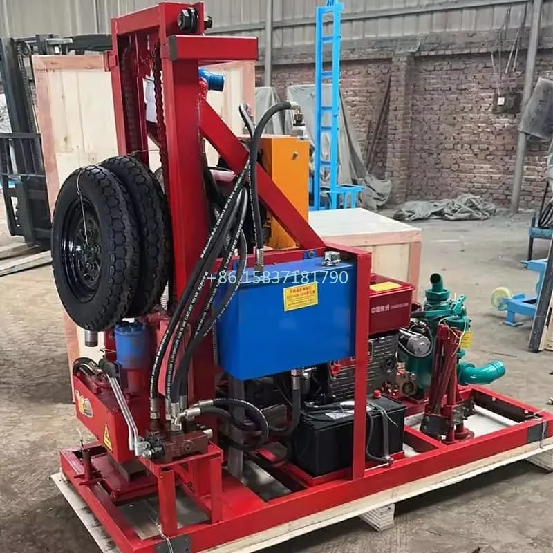 

China 100m 150m Depth Drilling Rig Machine Diesel Engine Hydraulic Water Well Drill Rig DTH Drilling Rig Machine for Water Wells