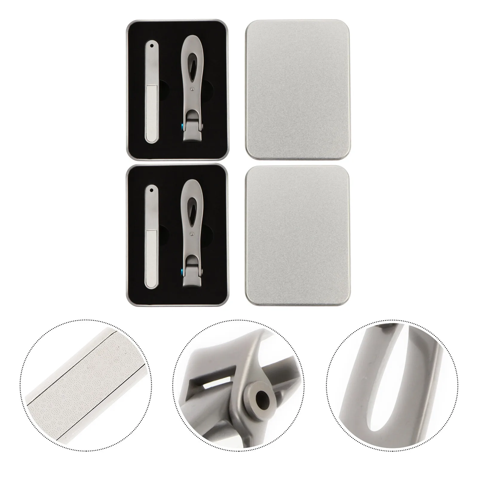 Kit de coupe-ongles durables, 2 pièces, coupe-ongles de précision pour ongles lisses et beaux, pour Salon de maison, pédicure