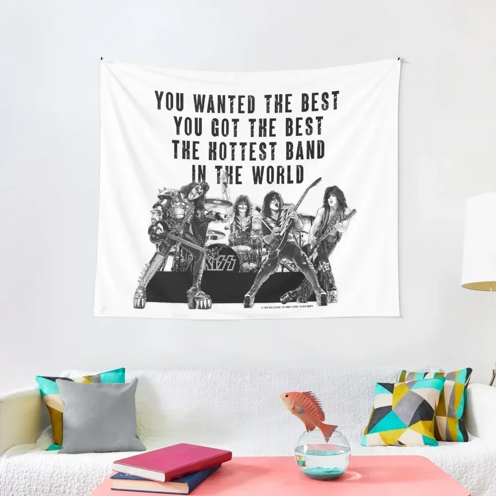 

KISS - You wanted the best Tapestry Home Decorations Kawaii Room Decor Tapestry