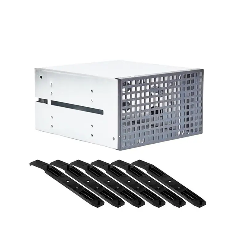 3-Bay Hard Drive Cage Rack 2xOptical Drive Space to 3x3.5 Inch Hard Drive Space 2 Chassis Drives in the Chassis