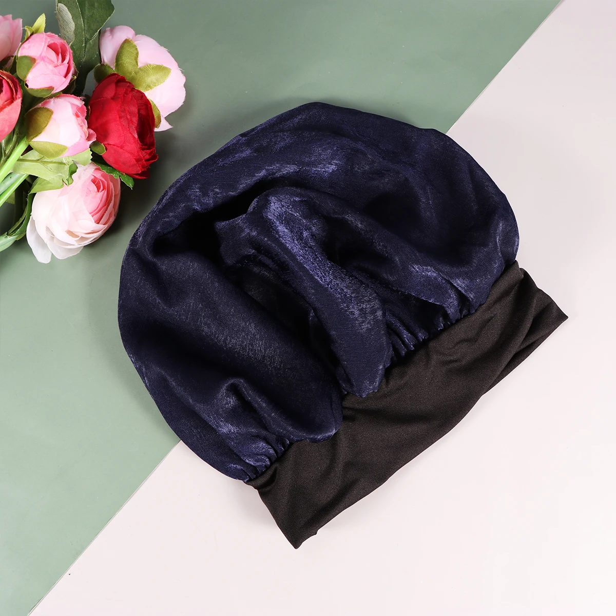 

Satin Bonnet Comfortable Hair Protection Durable Long Woman Beauty Lasting Woman Perm Makeup