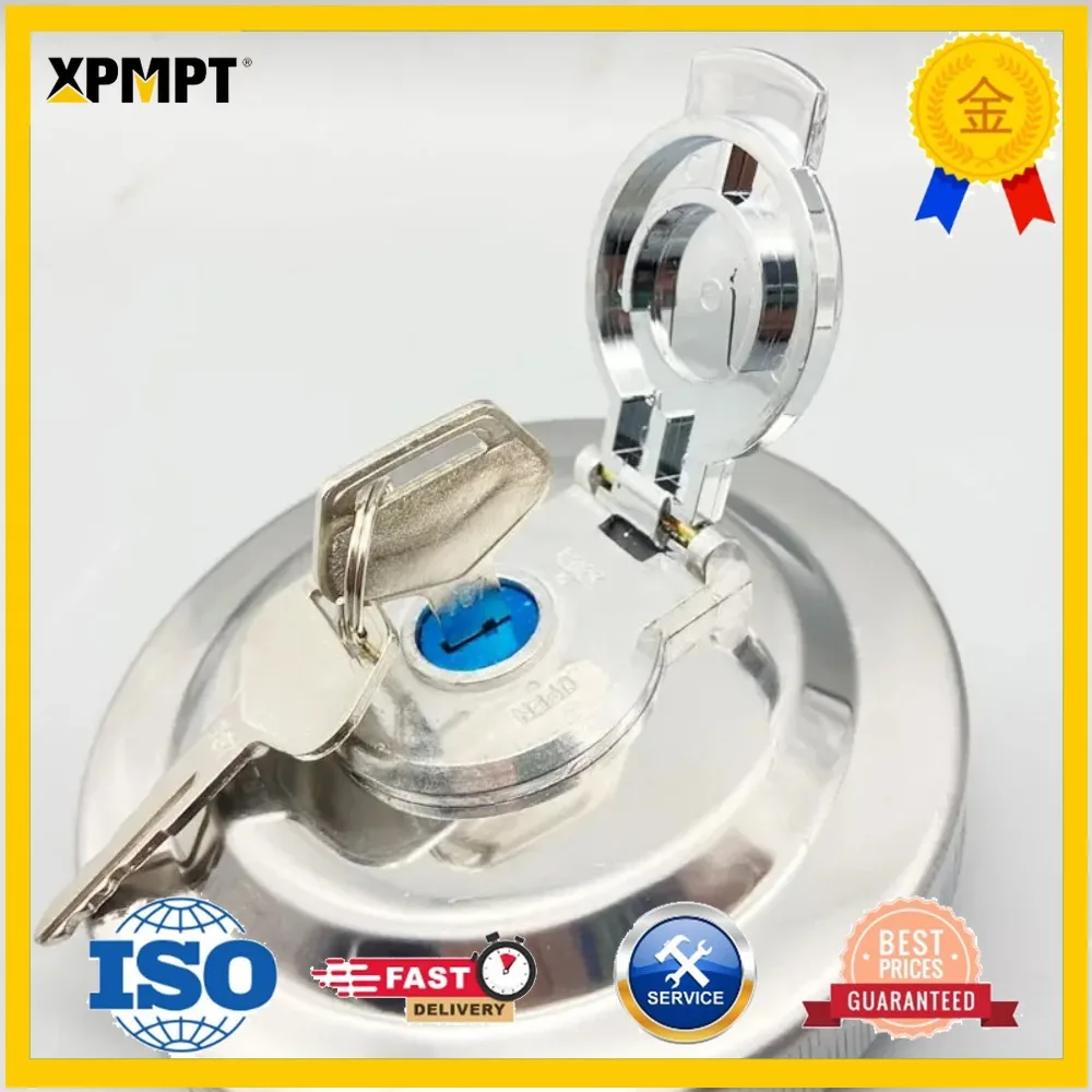 Diesel Fuel Tank Cap For Sany SY60 SY75 SY115 SY155 SY215 For SY365-9-10PRO Tank Cap with 2 Keys Excavator Parts