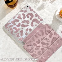 Funda con soporte plegable en Y para iPad/ranura para lápiz, para iPad 10/11/Air 3-5/Mini6-7/Pro 11/10,2 pulgadas, para dormir/impermeable, carcasa híbrida ligera con estampado