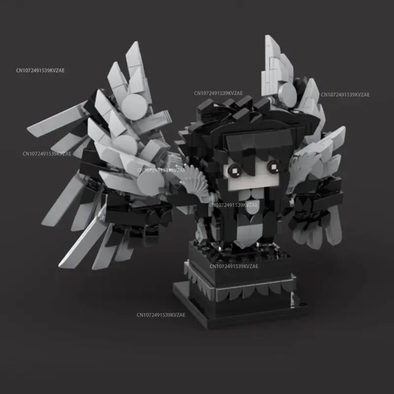 Moc Saint Seiyaed Japanese Anime The Dark Knight Mech Warrior Action Figures Brickheadz Robot Building Blocks Brick Toy Gift