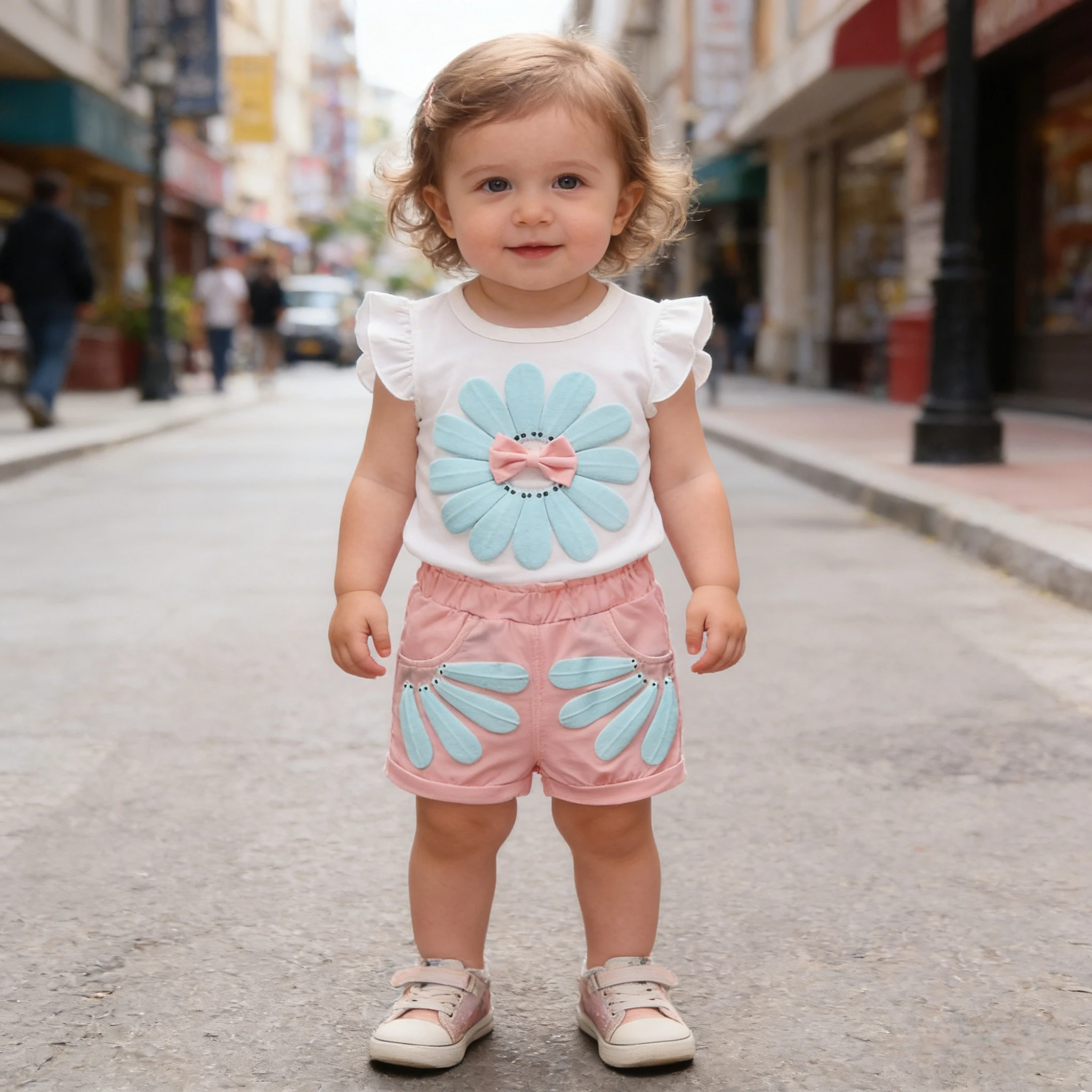 Baby Flutter Sleeve Set, New Summer Arrival