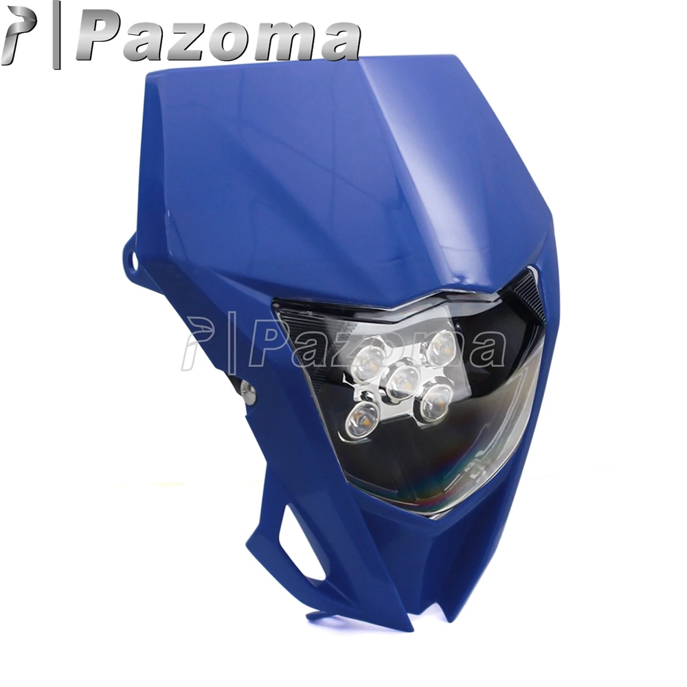 Motorcycle Headlights LED Enduro Supermoto Headlamp For Yamaha WR 450 250 TT-R YZ 450 250 230 125 Off Road Dirt Bike Head Lights