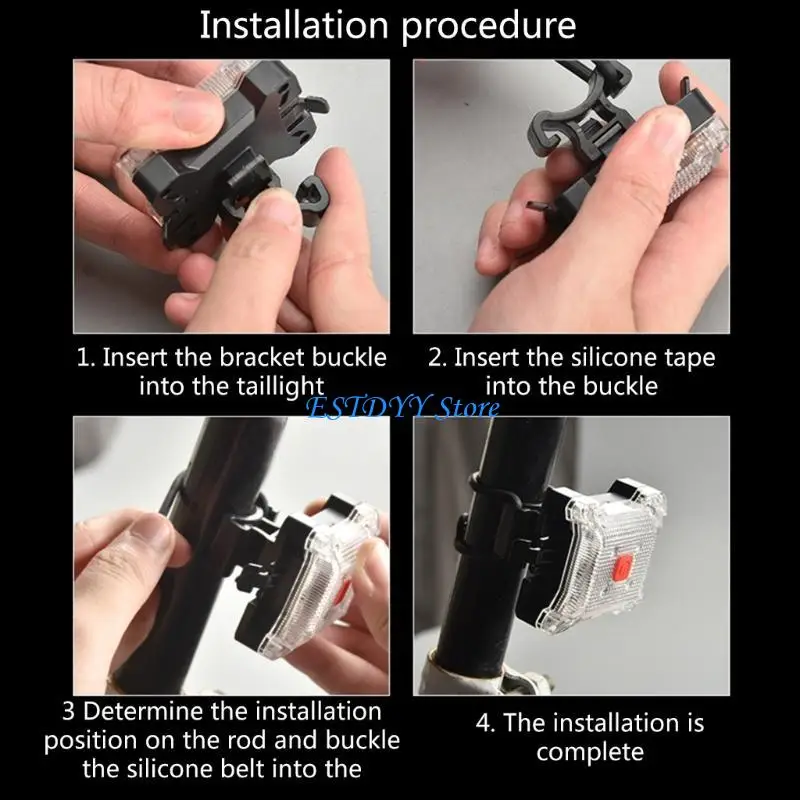 

G6DE Bike Turn Lights Remote Control Led Rear Lights Bike Warning Light