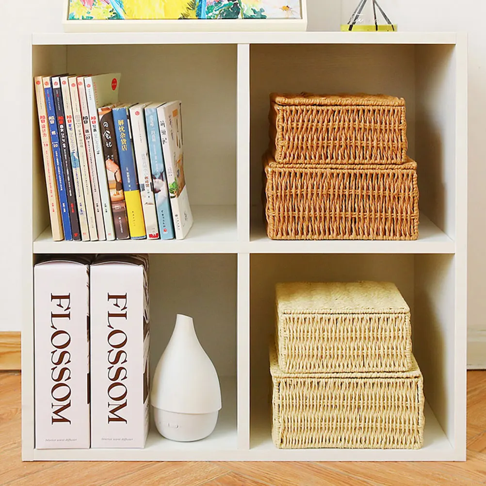 

Storage Basket Woven Baskets Multi-purpose Tray Organizer 120x80x50cm Household Fruits Food Creative Kitchen Bedroom Bathroom