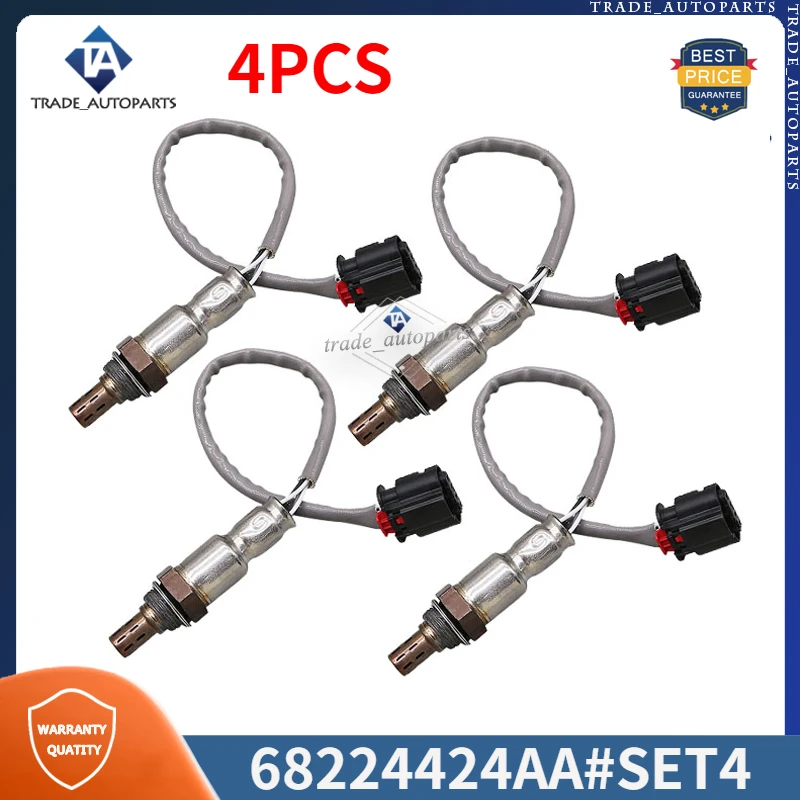 

68224424AA Lambda Oxygen Sensor 4PCS For 2021 2022 2023 JEEP GRAND CHEROKEE L 3.6L O2 SENSOR