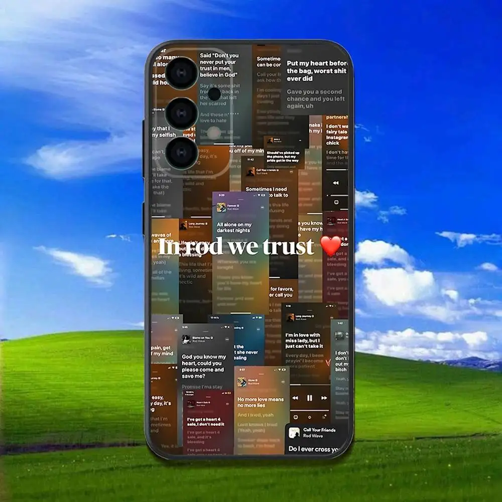 Etui na telefon 25 R-Rod W-Wave Rapper do Samsung Galaxy A13, A21s, A22, A31, A32, A52, A53, A71, A80, miękka czarna obudowa