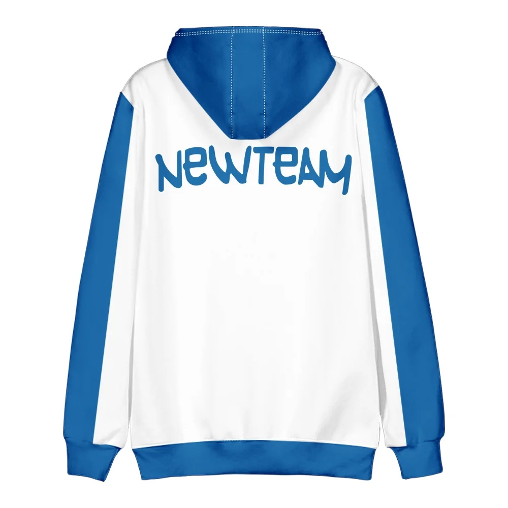 3D Print Anime Captain Tsubasa Ozora Tsubasa Kojiro Hyuga Costume Unisex Hoodie Zipper Hooded Jacket Soccer Jerseys Uniform