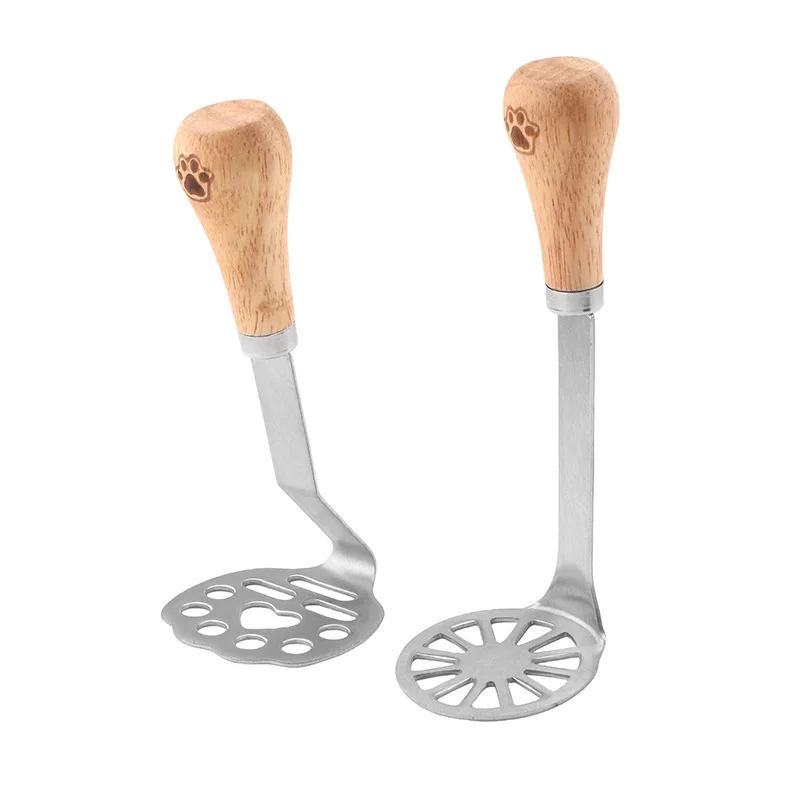 مكبس هريس الدب الصغير، أداة ضغط هريس من الفولاذ المقاوم للصدأ بدرجة الطعام، جهاز ضغط هريس البطاطس #5