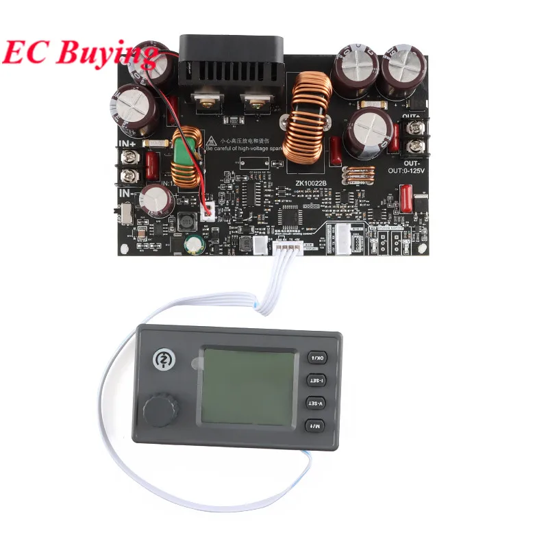 ZK-10022 125V/22A 1500W CNC Step-down DC Adjustable Regulated Power Supply Constant Voltage and Current Buck Module DC12-140V