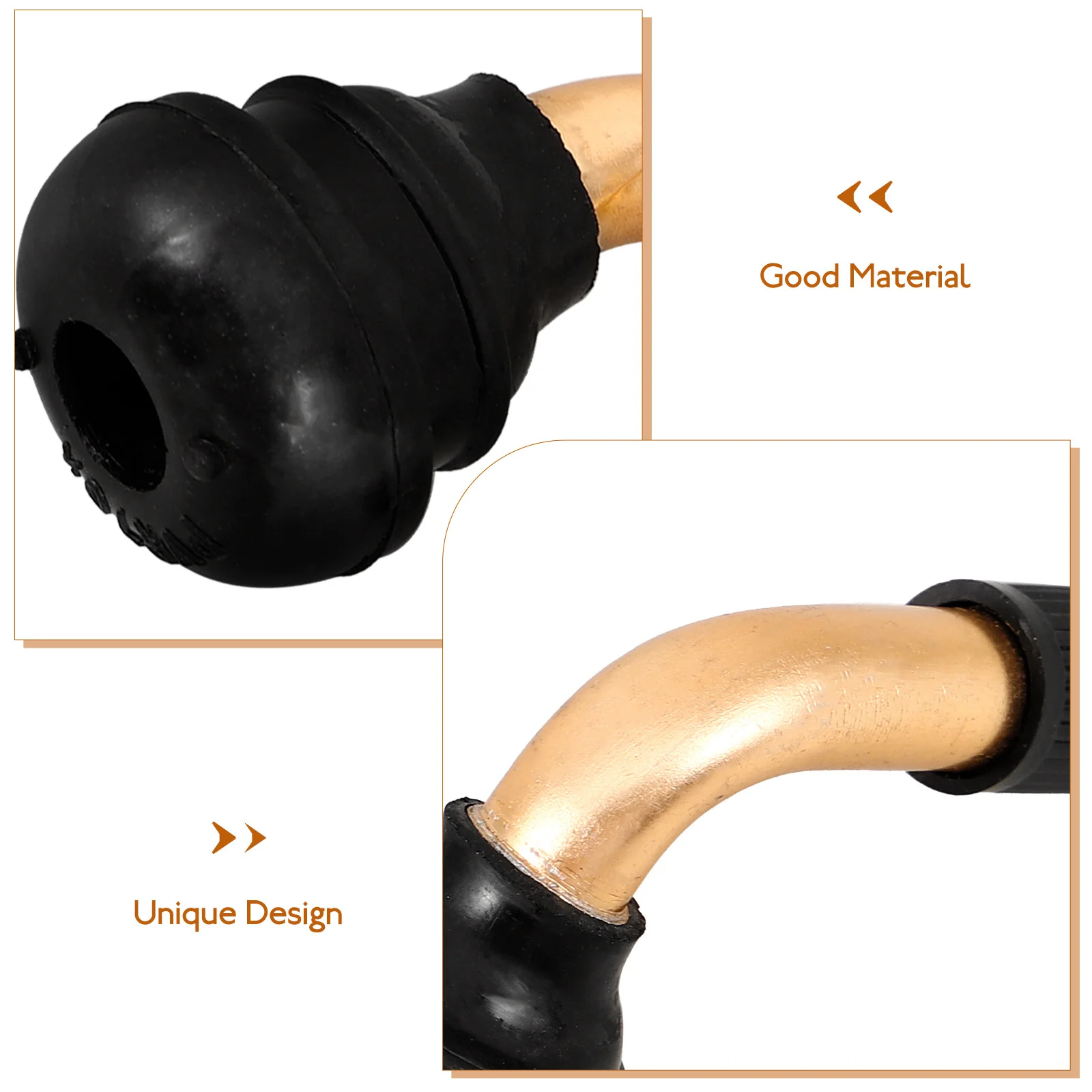 

Стержень клапана Удлинитель стержня клапана шины Прочная резина 45-градусная изогнутая горловина Быстрая установка Улучшение безопасности надувания шин