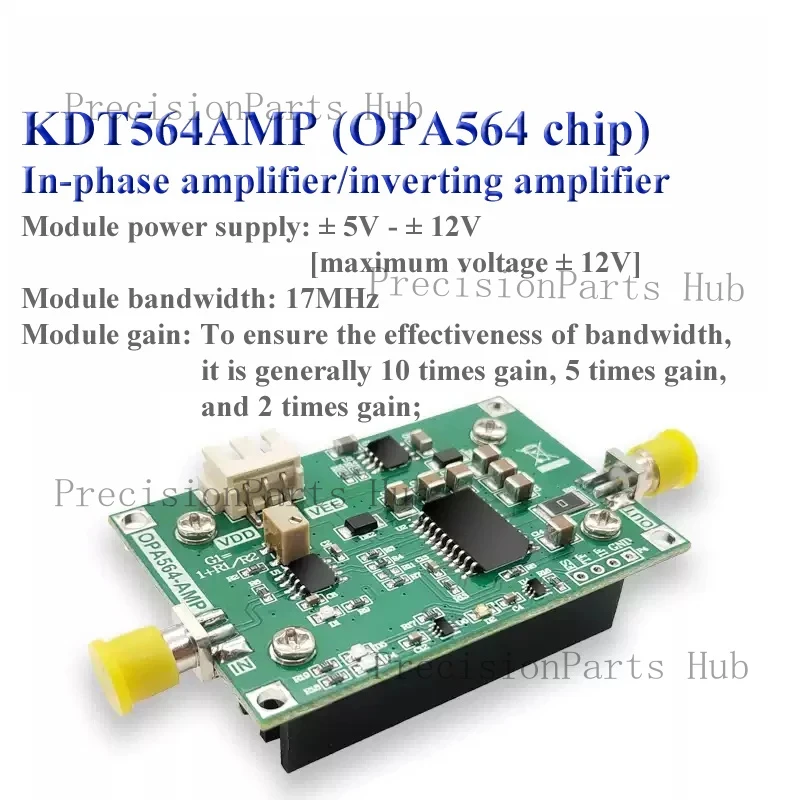 OPA564 Driver Amplifier Piezoelectric Ceramic Driver 1.5A Current Buffer 1.3MHz Full Power Bandwidth
