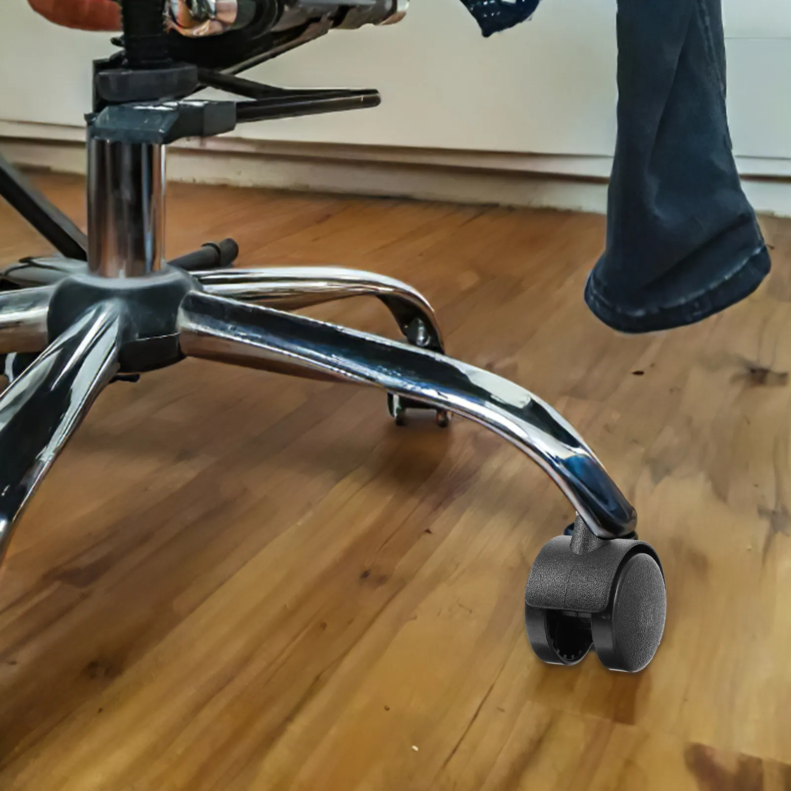10Pcs Office Chair Casters With Threaded Stem