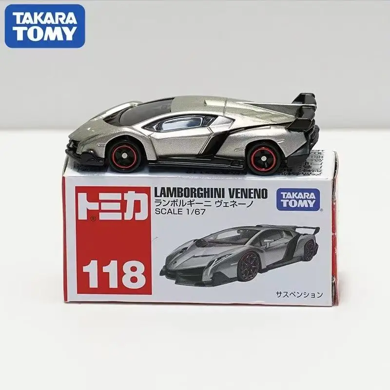 

TAKARA TOMY Tomica Diecast Car Model 118 Lamborghini Veneno Boys Birthday Gift Toy Alloy Vehicle Collection