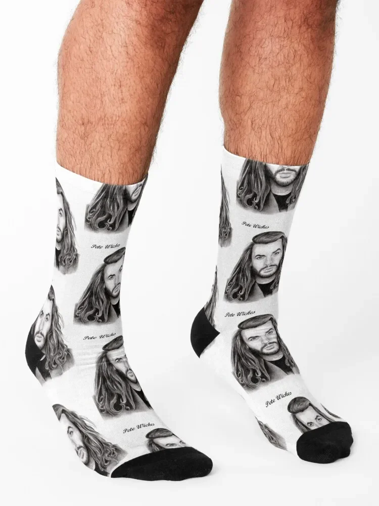 Pete Wickes Socks floor soccer anti-slip warm winter designer Socks Man Women's