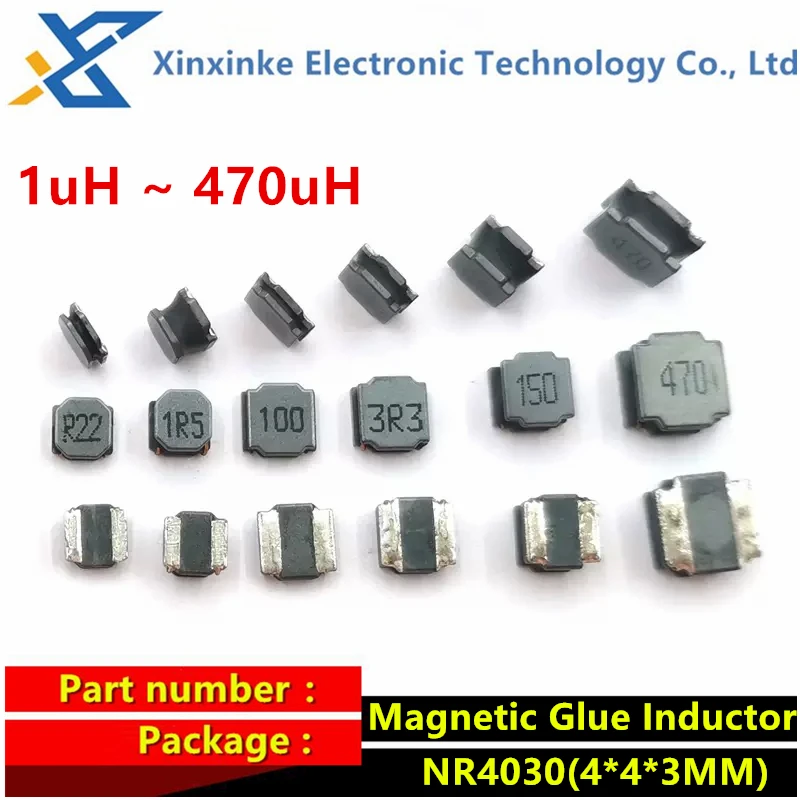 

20PCS NR4030 SMD Inductance Magnetic Glue Shielded Power Inductor 1uH ~ 470uH 1.5 2.2 3.3 4.7 6.8 uH 10uH 15uH 22uH