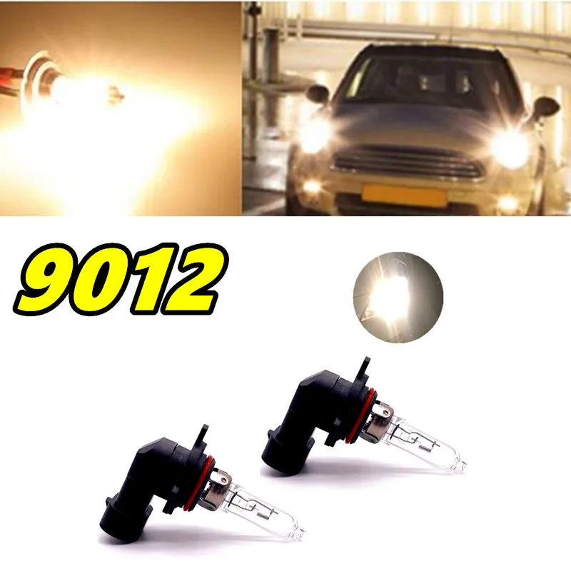 

2PCS HIR2 9012 12V 55W Auto Halogen Bulb Clear Car Lights Halogen Bulbs 3200K Auto Headlight Car Head Lamps