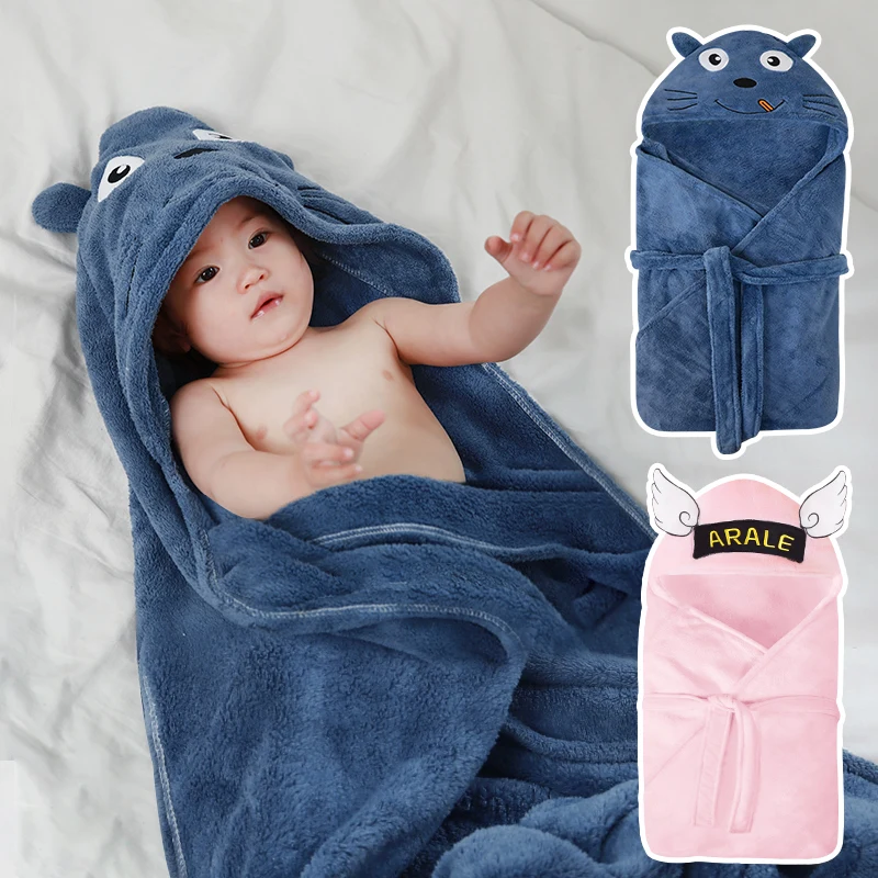 

Baby Swaddle Wrap Newborn Items Baby Blankets & Swaddles Children Bedding Baby Bath Towels Baby Shower Robe Infant Kids Bathrobe