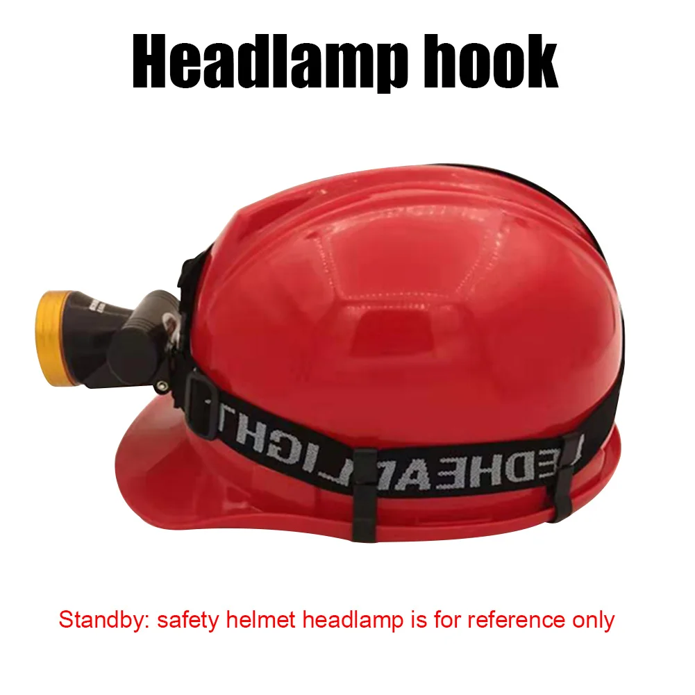 Plastic Headlamp Mount Hooks Easy To Install Safety Helmet Headlight Fixing Clip
