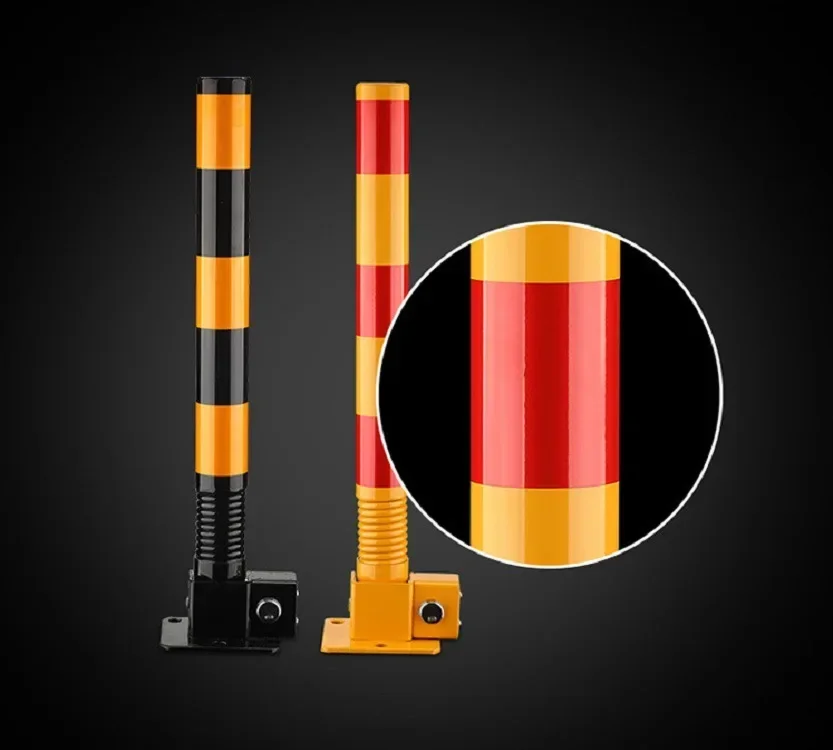 Parking space floor lock Parking space vertical pile spring column lock Thickened anti-collision occupancy Garage lock