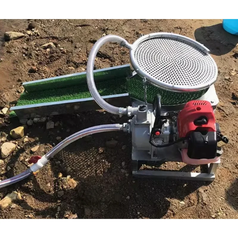 آلة فاصل الوعاء الاهتزازي الصغيرة المحمولة لمعدات تعدين الذهب #2