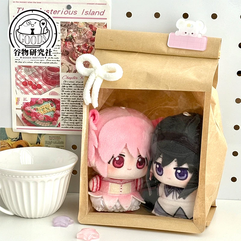 

Original 10cm Madoka Kaname & Homura Akemi Starfish Plush Doll Toys Puella Magi Madoka Magica Cotton Doll Pendant Ornament Gift