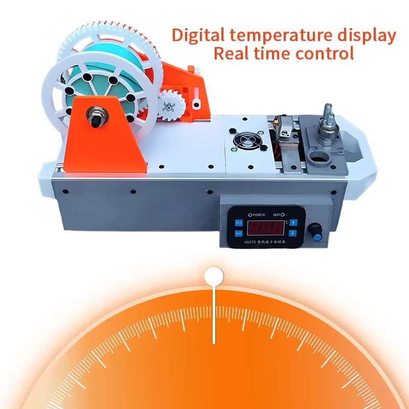 PET Bottle Filament Maker 3D Printing Filament Making Machine Desktop Extruder Desktop Micro Injection Plastic Silk Making