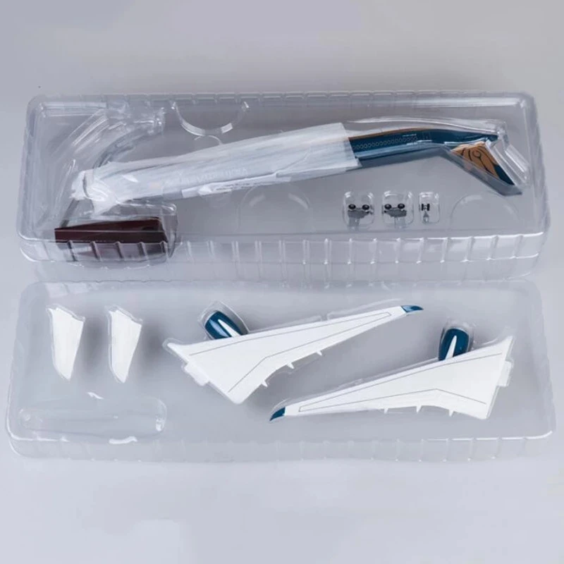 Resin Miniature 1/142 Scale Airplane Model 47CM A350 Vietnam Airlines Model Plane W Light and Wheel Landing Gear Home Decor
