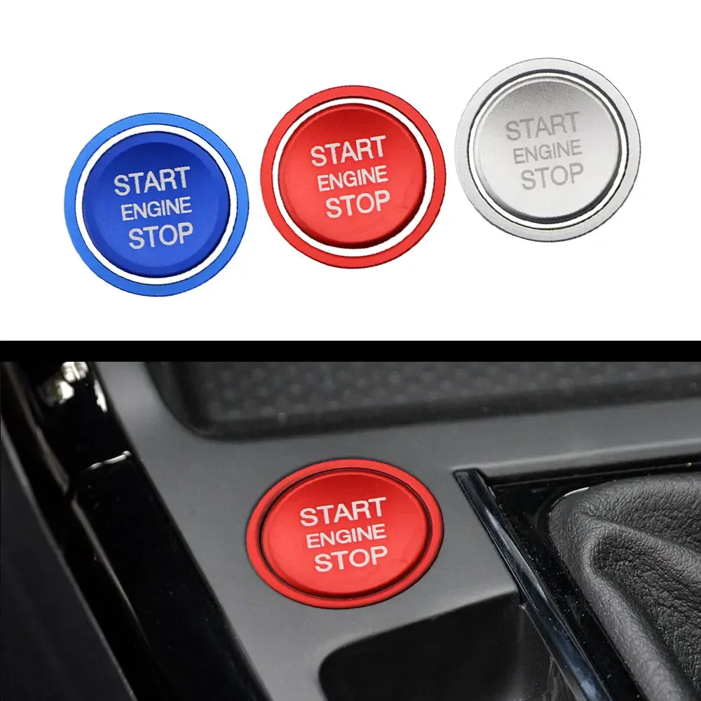 Car Engine Start Button Ignition Key Ring Cover Trim for VW Golf 7 MK7 VII GTI R Tiguan Jetta CC Arteon Passat B8 Touareg T-roc