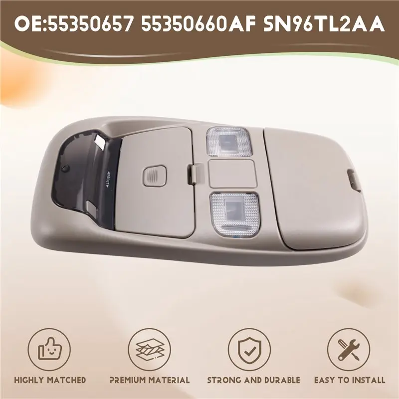 NEW HOT In Stock-Overhead Console Dome Light LED Display 55350657 55350660AF SN96TL2AA For Dodge Ram 1500 2500 1998-2001 For Rea