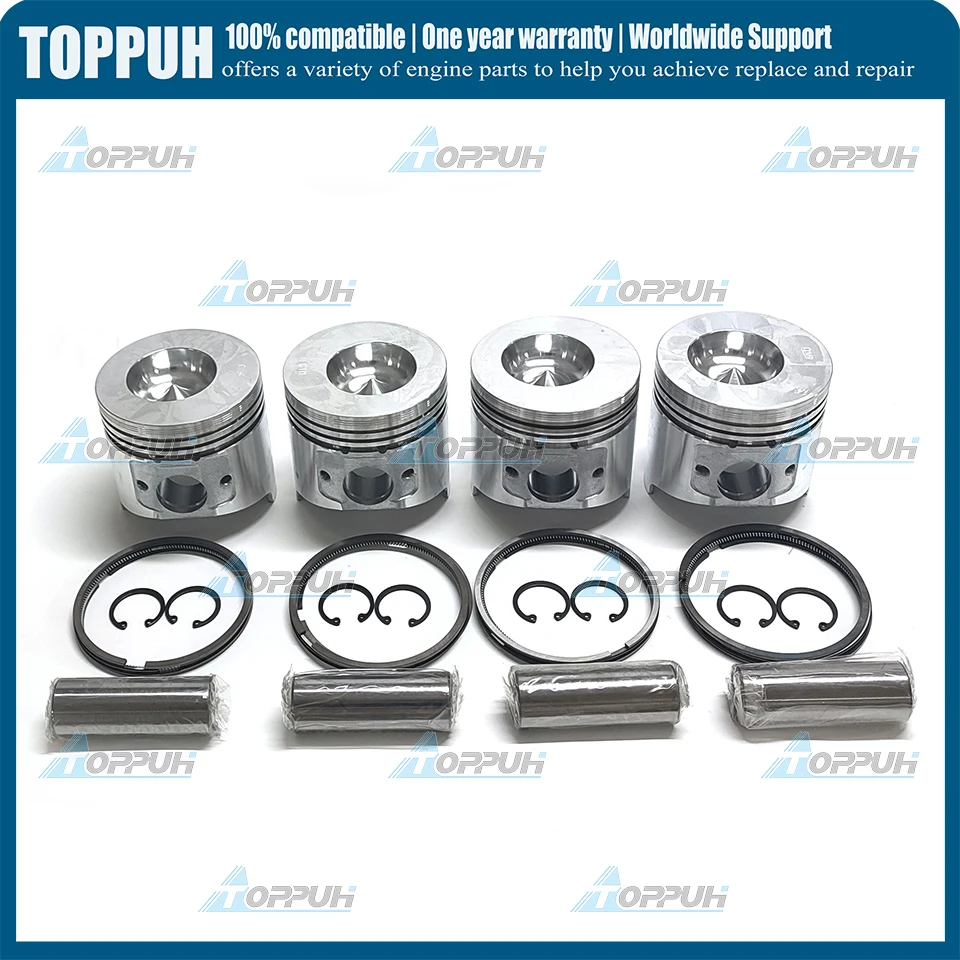 

4TNE86 4 комплект поршня и кольца для Yanmar