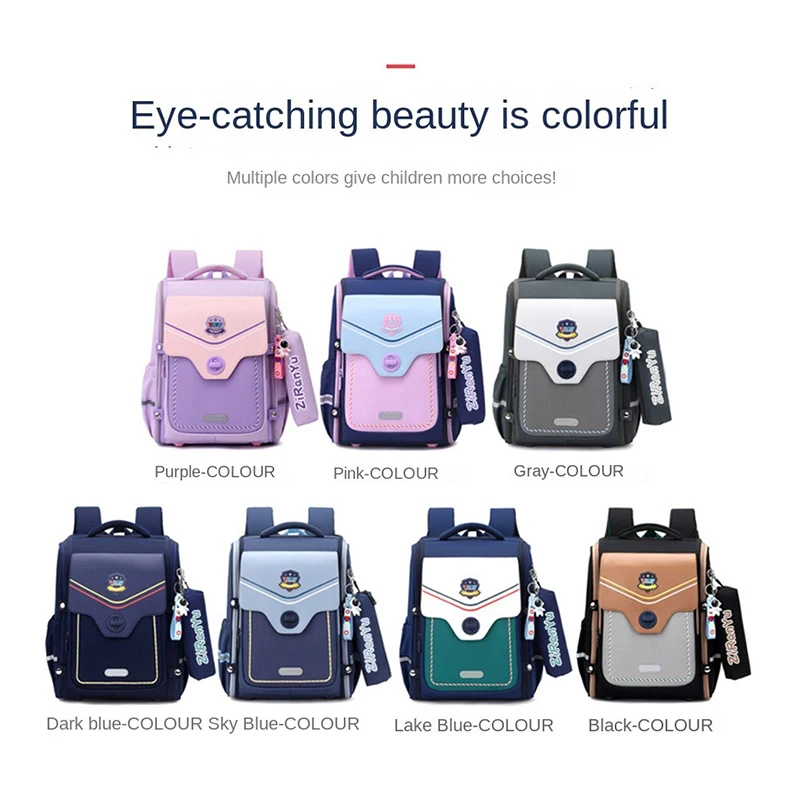 Children Primary School Bags Oxford Waterproof Kids School Bag Boys Girls Students Book bag Orthopedic Backpack Mochila Escolar