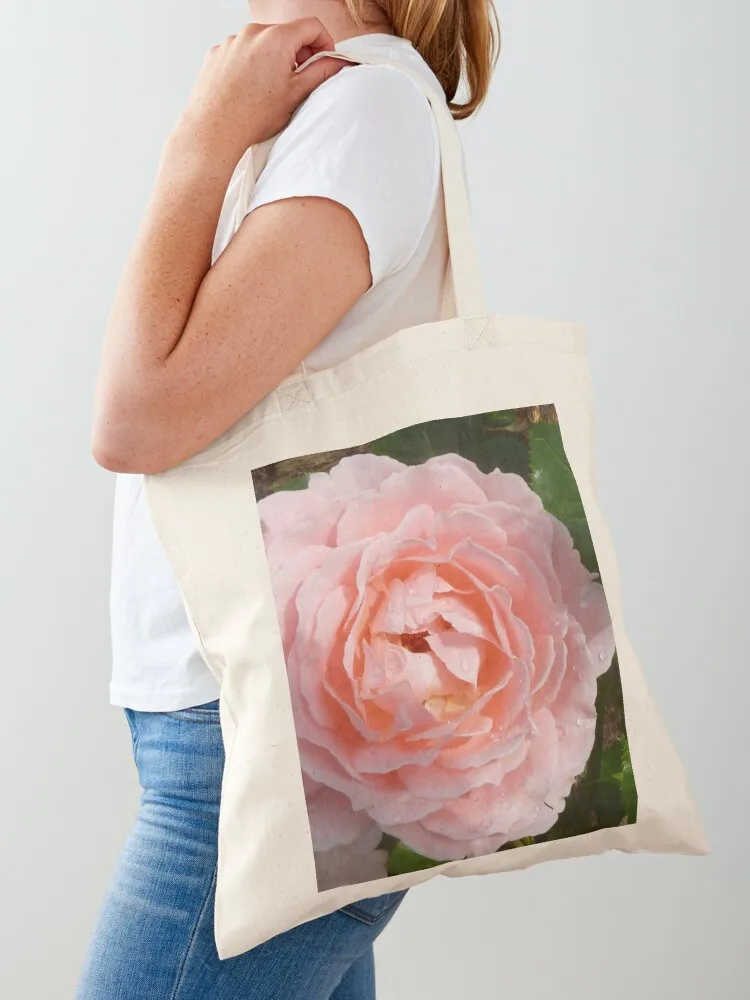 

Сумка-шоппер David Austin Queen of Sweden Rose, мужская сумка из ткани на заказ, складная многоразовая сумка для покупок