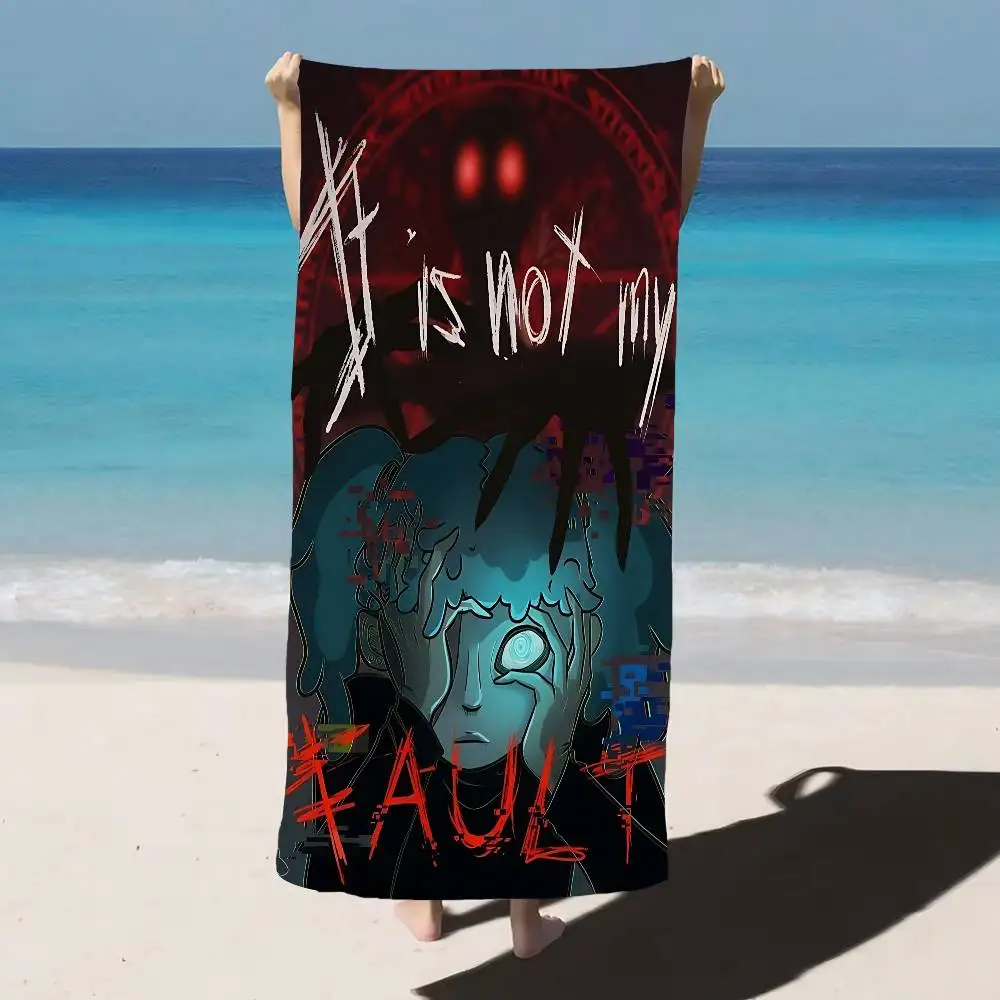 Horror Game S-Sally Face Microfiber Blanket Quick Drying Beach Towels Oversized Printing Super Absorbent Pool Towel Blanket