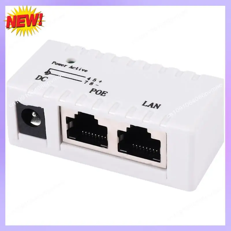 T24C Poe Splitter Poe Injector Rj45 Dc 5.5 มม.X 2.1 มม.Passive Poe Injector Splitter Adapter Connector สําหรับกล้องเครือข่าย Ip