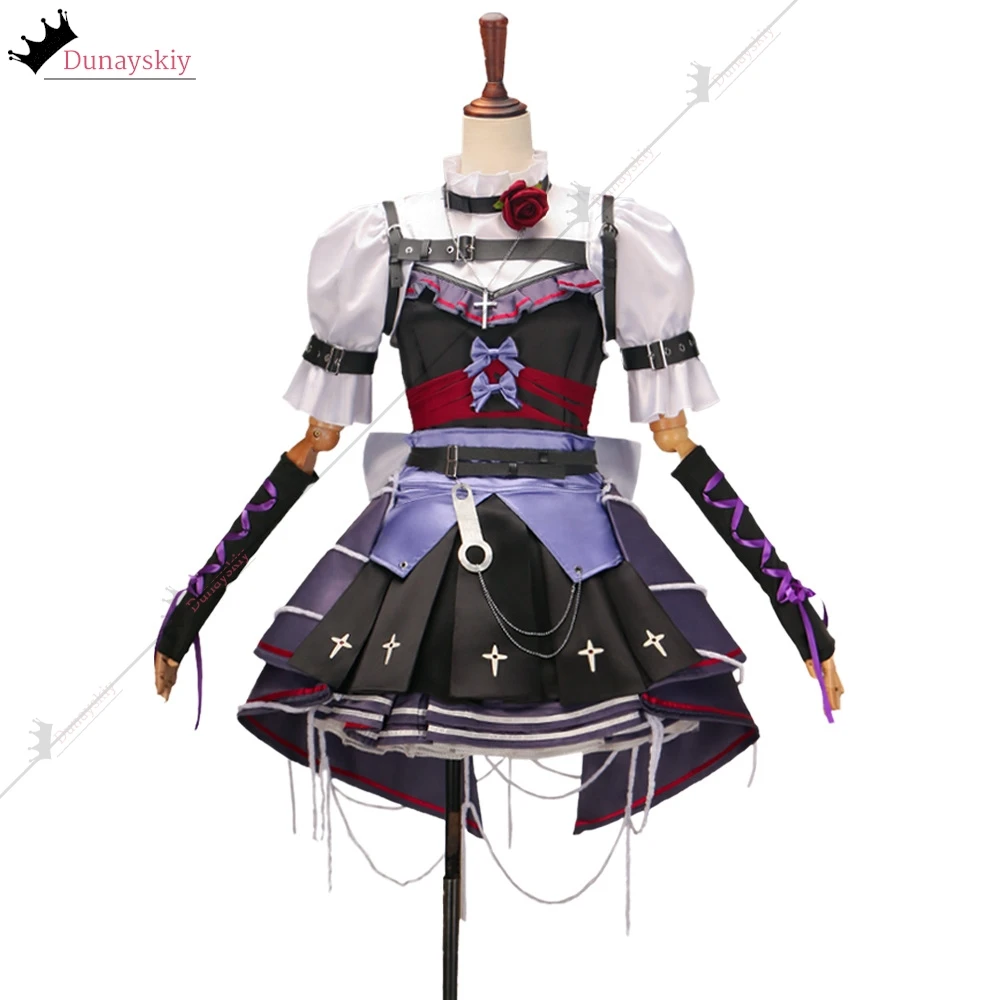 إيما وودز البستاني تأثيري حلي لعبة الهوية V كوس الملابس الجميلة الساحرة فستان لوليتا فستان حفلة مجموعة كاملة الملابس