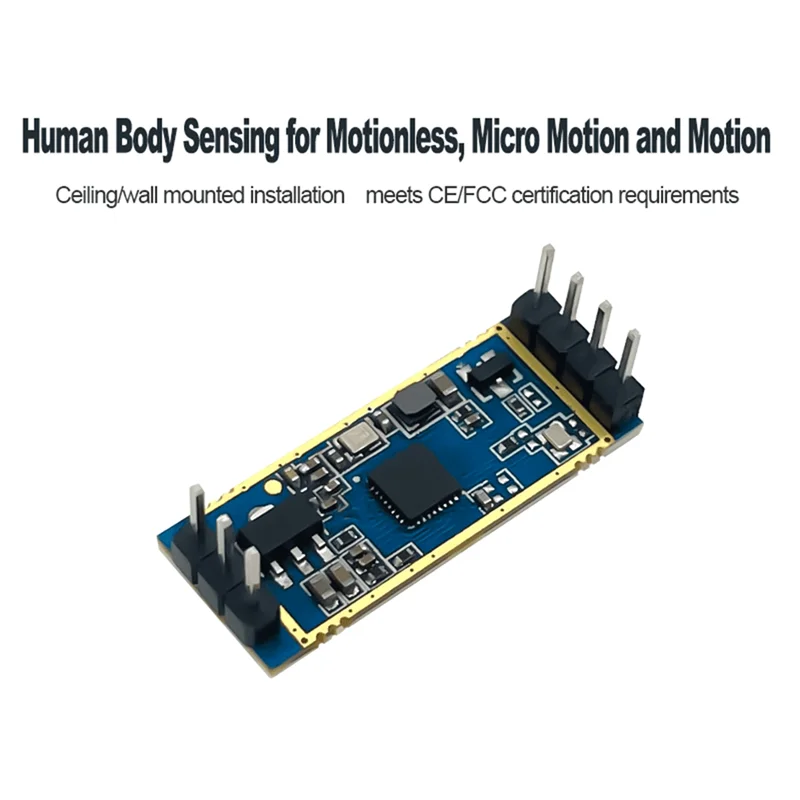 

New--High Precision Hilink New LD2412 24Ghz Mmwave Human Presence Motion Sensor Module 9M