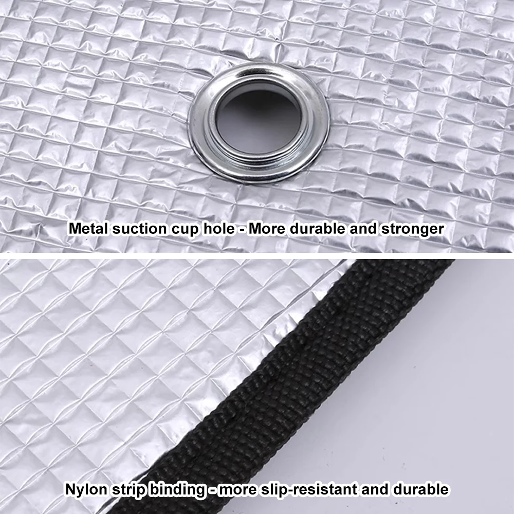 8PCS Sunshade RV Camper Windscreen Protection Set For VW T5 T6 SWB Internal Thermal Blind Window Set With Storage Bag