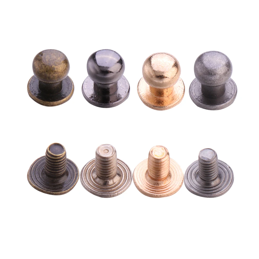 

Black Supplies Studs Hardware Accessories for Bag Making Luggage Decorative Rivets Fasteners Durability
