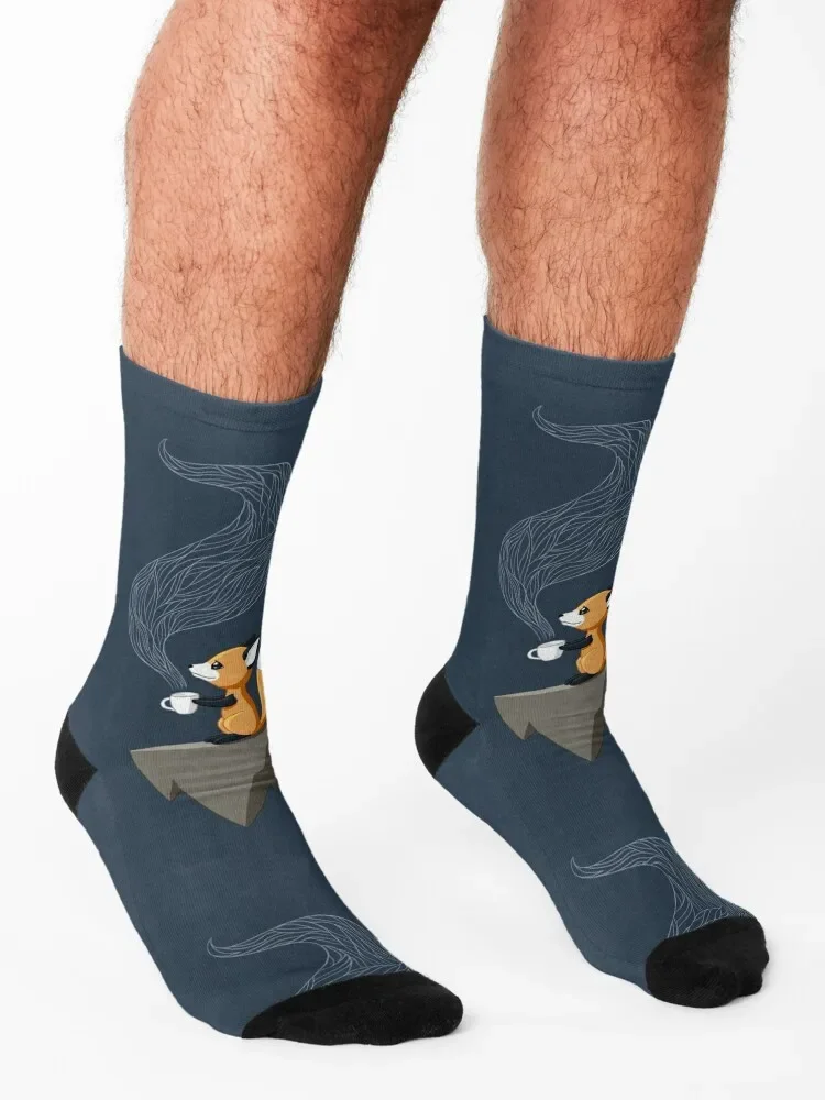 Fuchs Tee Socken beheizte Strümpfe Socken weibliche Männer